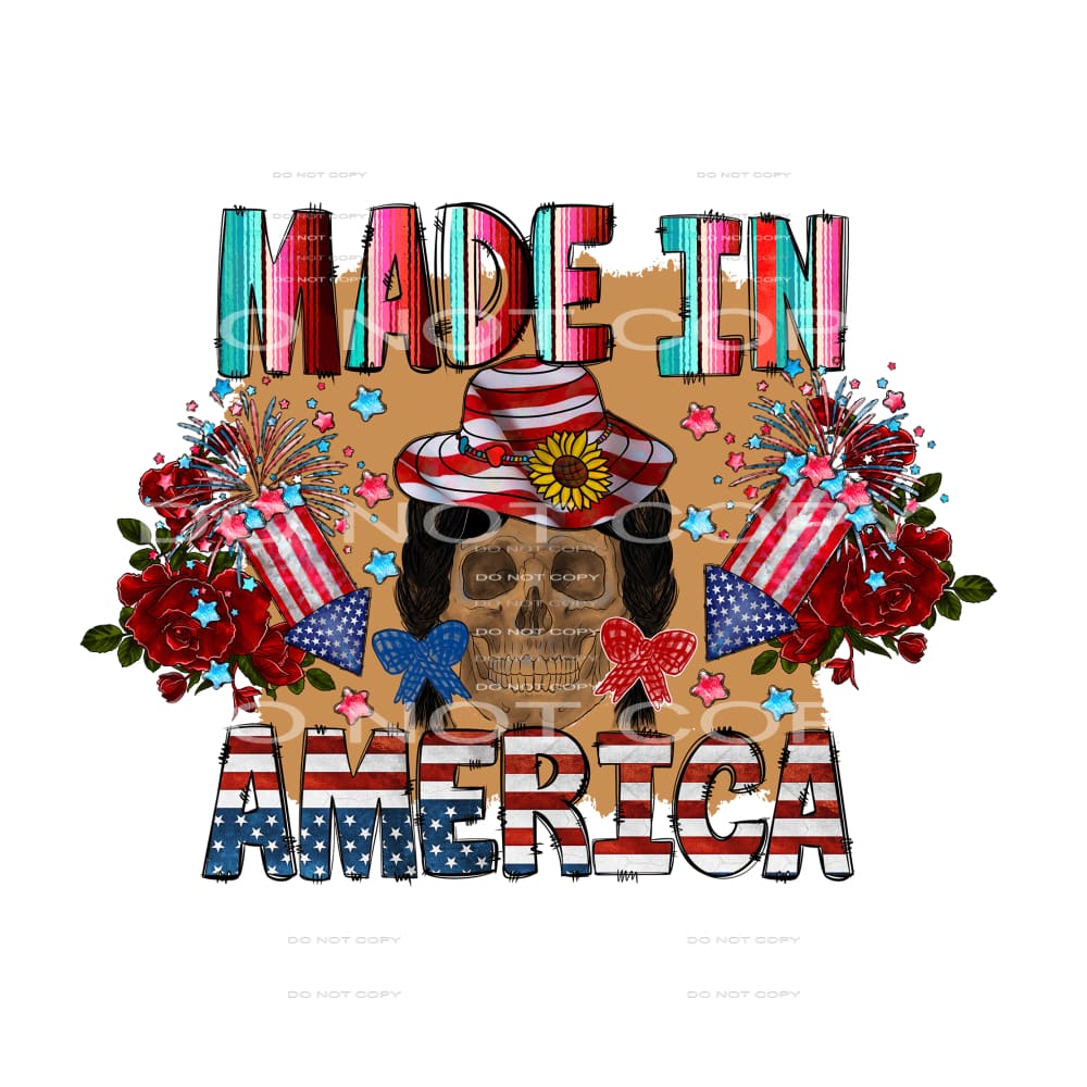 America #3596 Sublimation transfers - Heat Transfer Graphic