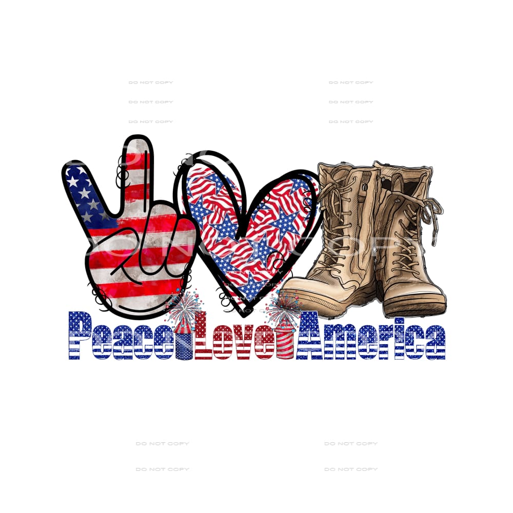 America #3599 Sublimation transfers - Heat Transfer Graphic