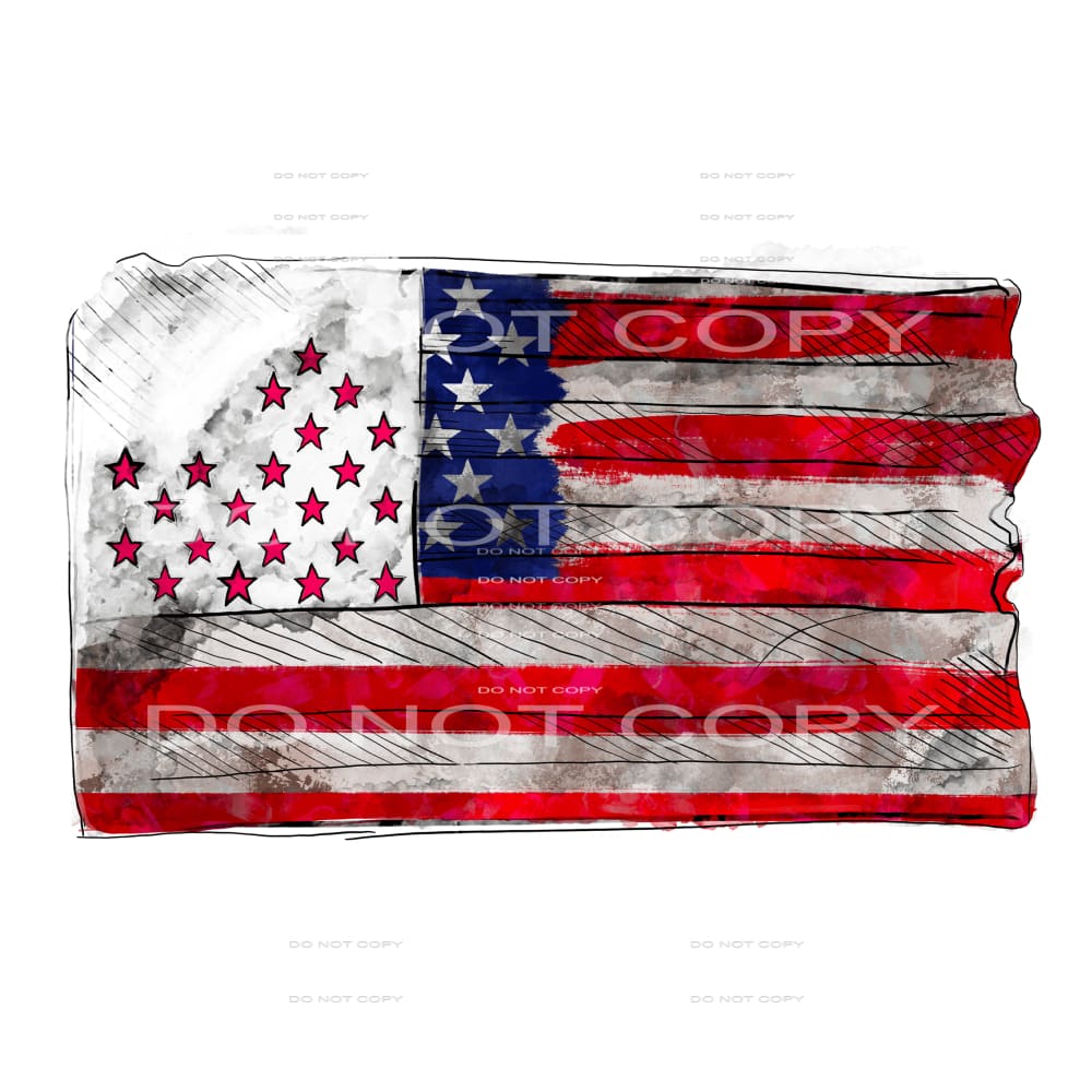 America #3610 Sublimation transfers - Heat Transfer Graphic
