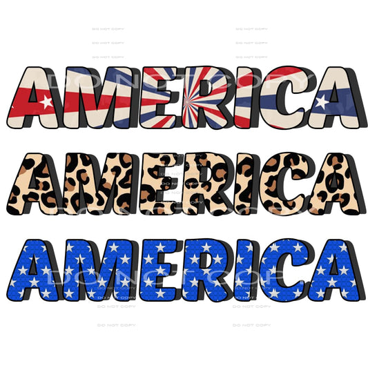 America #5305 Sublimation transfers - Heat Transfer Graphic