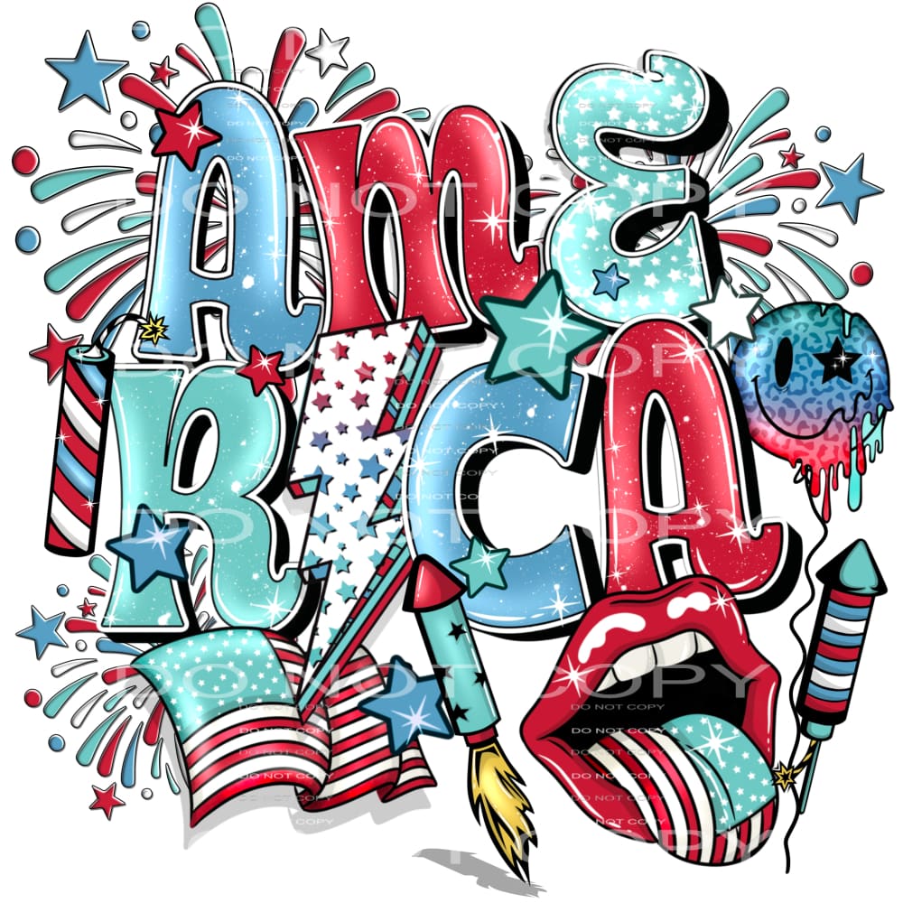 America # 99222 Sublimation transfers - Heat Transfer