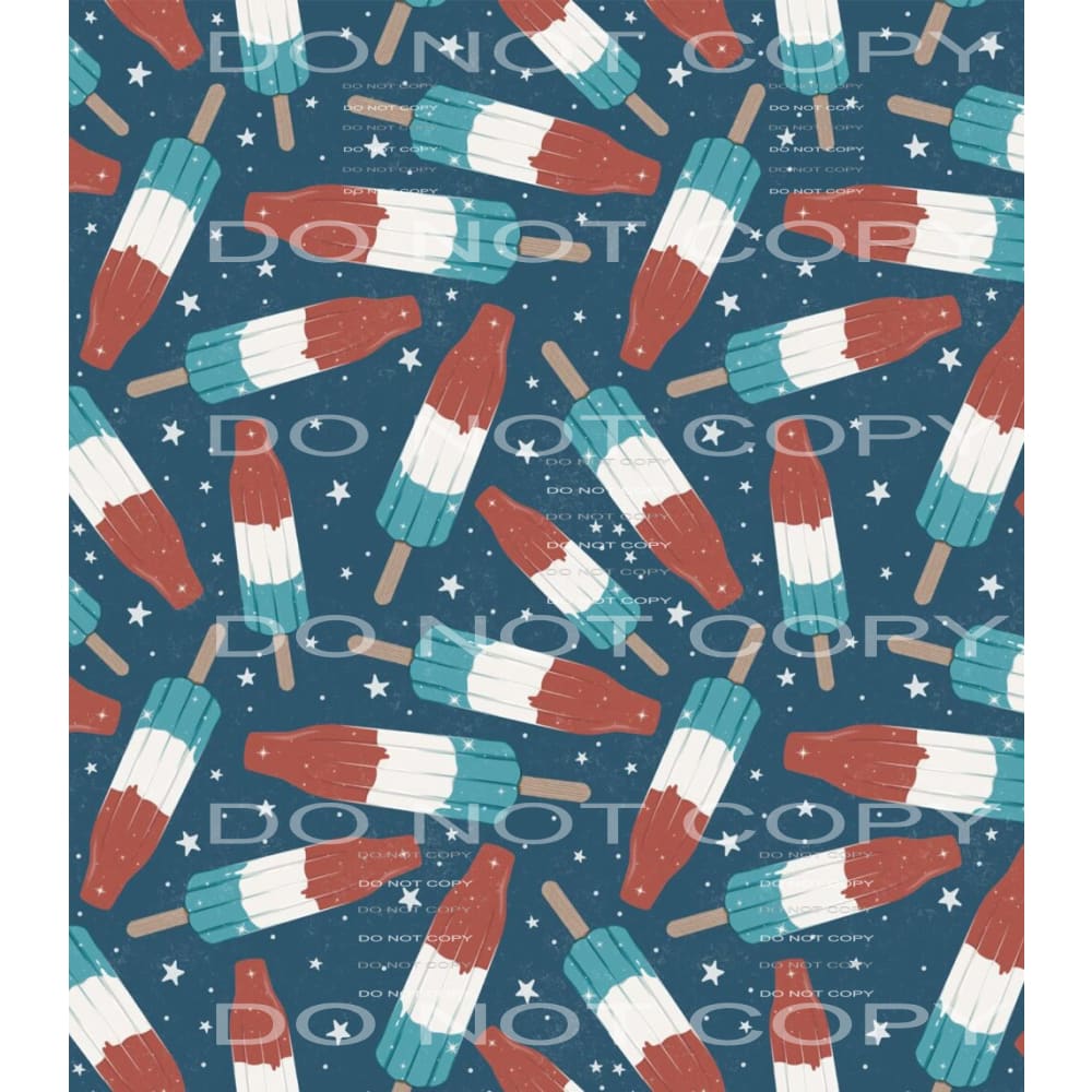 America Popsicles # 454 sheets - Tumblers Sublimation
