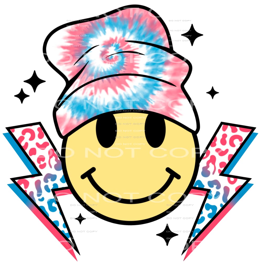 America smiley face # 506 Sublimation transfers - Heat