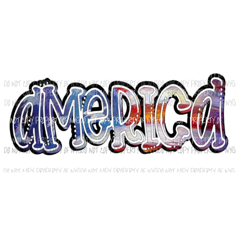 America Sublimation transfers usa 4th of july america memorial labor day Heat Transfer