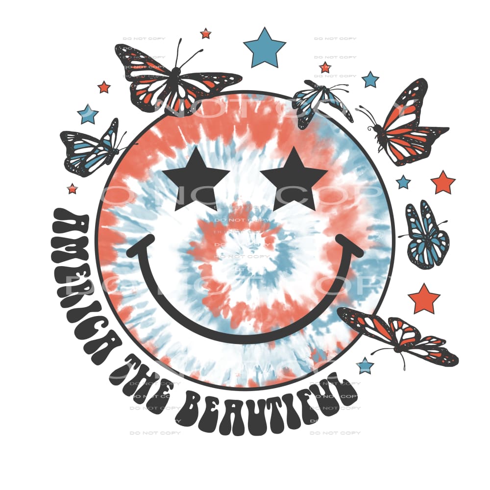 America the beautiful #6742 Sublimation transfers - Heat 