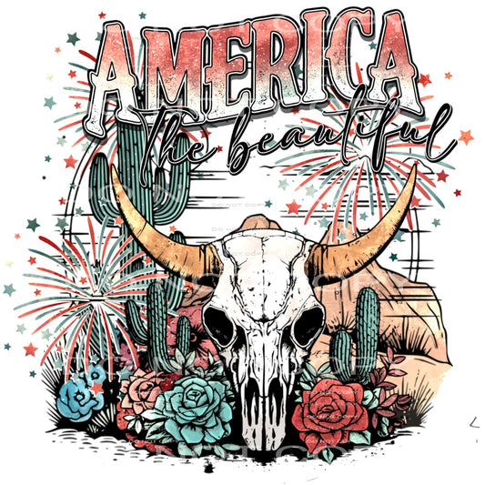 America The Beautiful # 9932 Sublimation transfers - Heat