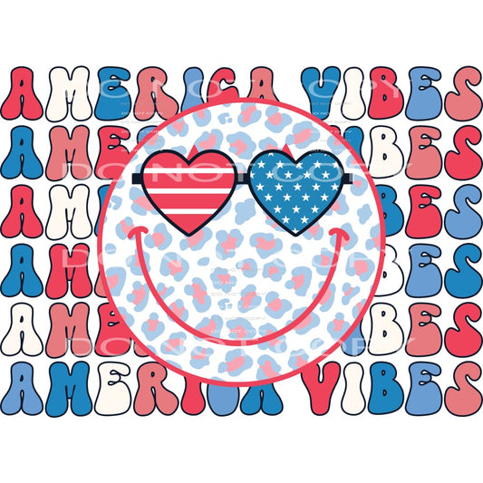 America Vibes #5338 Sublimation transfers - Heat Transfer
