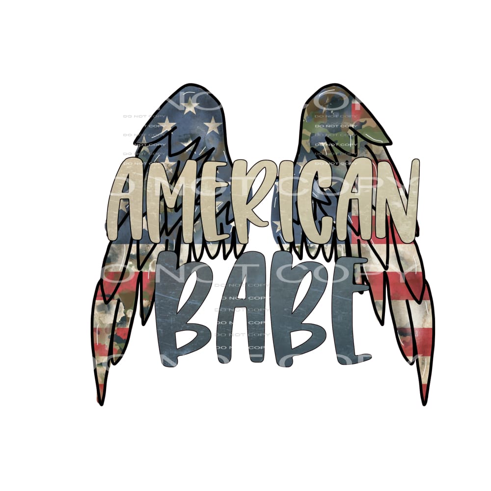 american babe #4115 Sublimation transfers - Heat Transfer