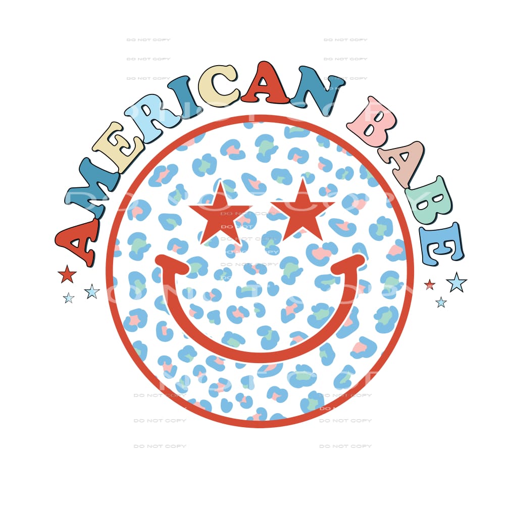 American Babe #4989 Sublimation transfers - Heat Transfer