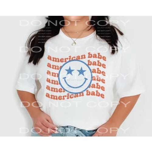 American babe #5047 Sublimation transfers - Heat Transfer