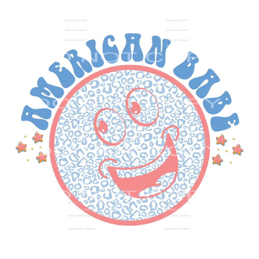 American Babe #5350 Sublimation transfers - Heat Transfer