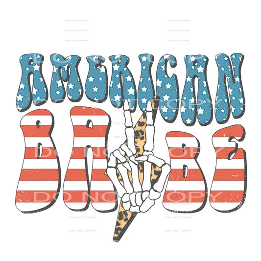 American babe #6740 Sublimation transfers - Heat Transfer