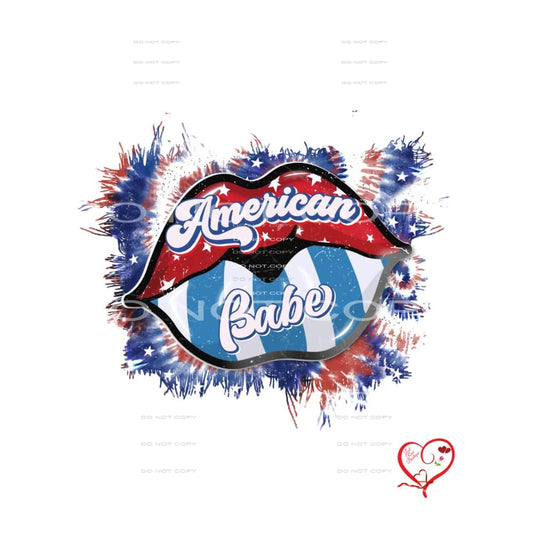 American babe #7097 Sublimation transfers - Heat Transfer