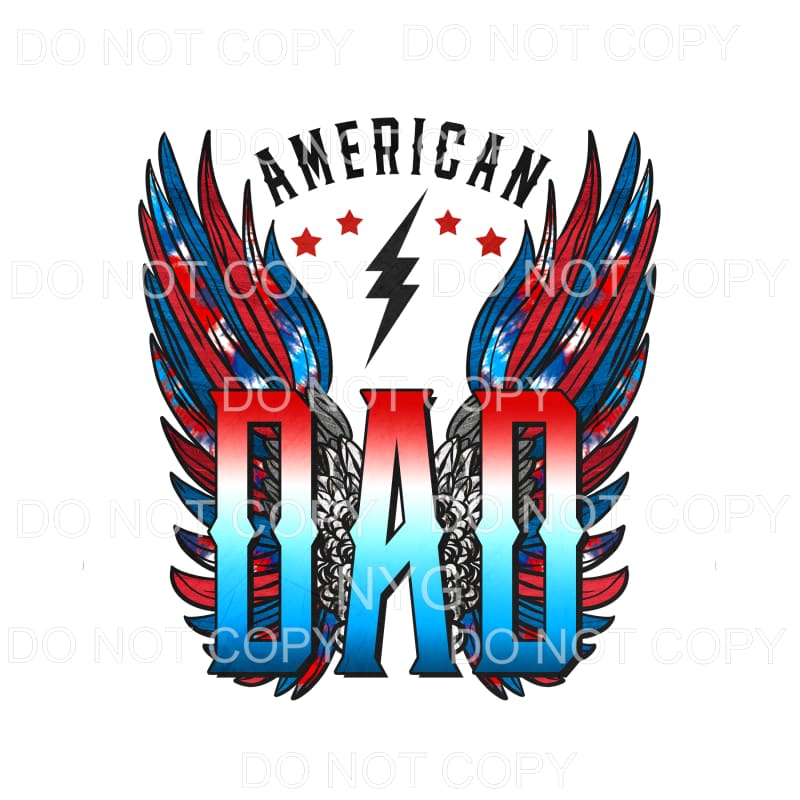American dad Wings Sublimation transfers - Heat Transfer