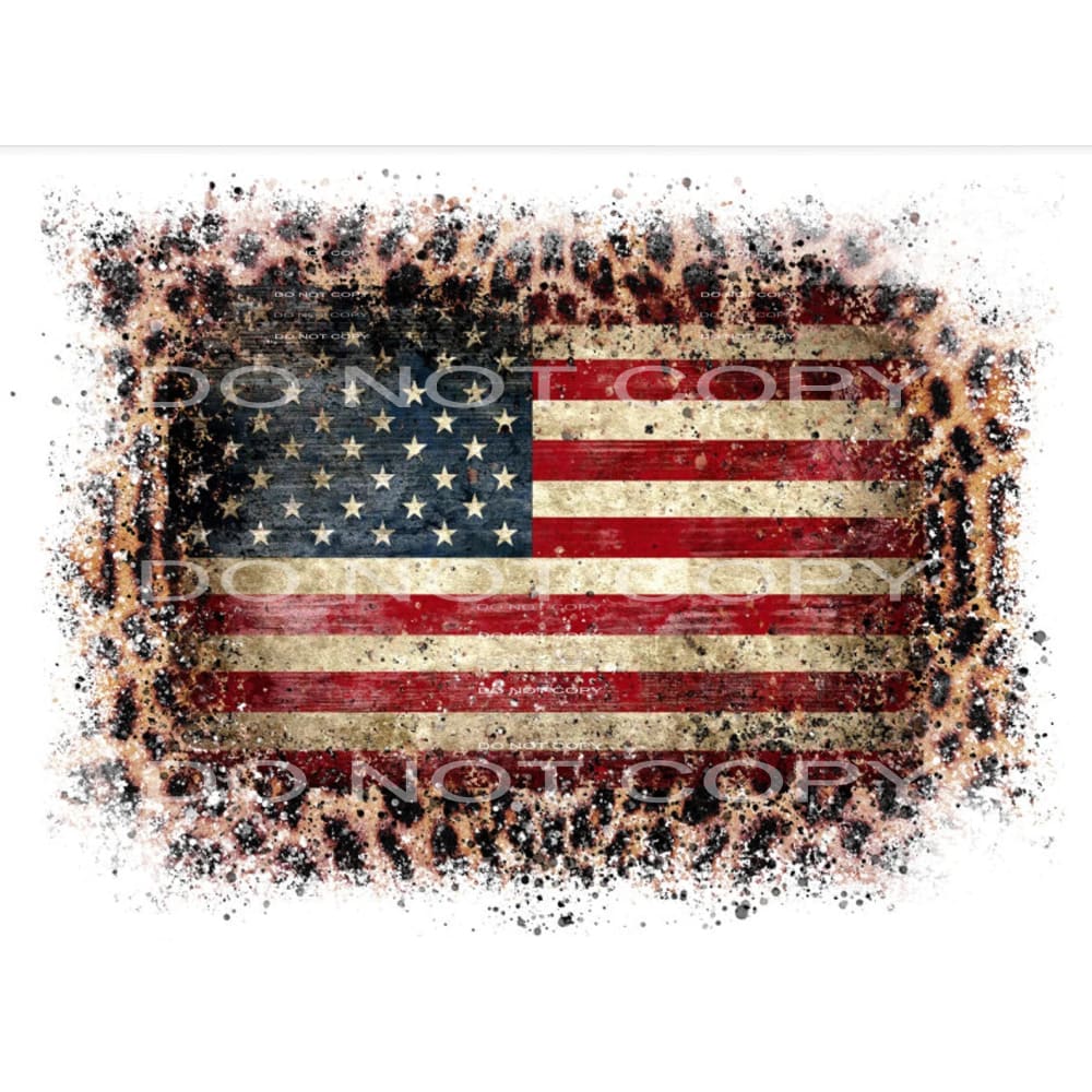 American flag #6867 Sublimation transfers - Heat Transfer