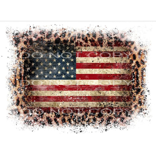 American flag #6867 Sublimation transfers - Heat Transfer
