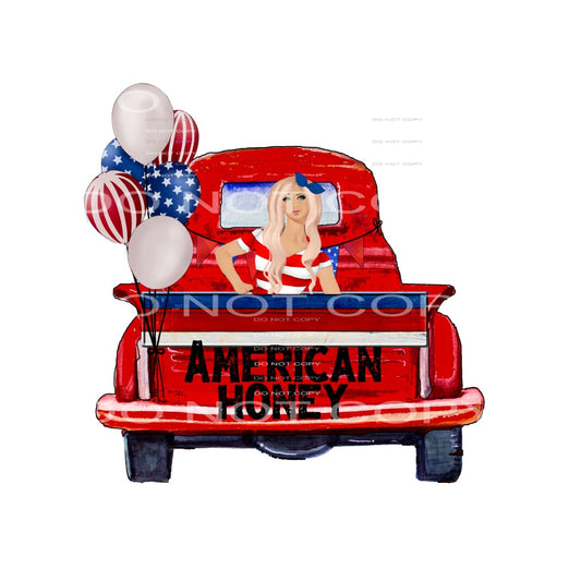 American honey #6592 Sublimation transfers - Heat Transfer