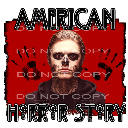 American horror story #7653 Sublimation transfers - Heat 