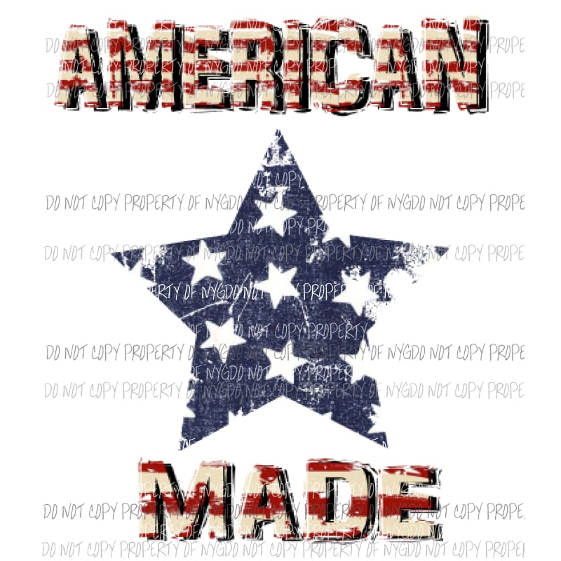 American Made Sublimation transfers Heat Transfer