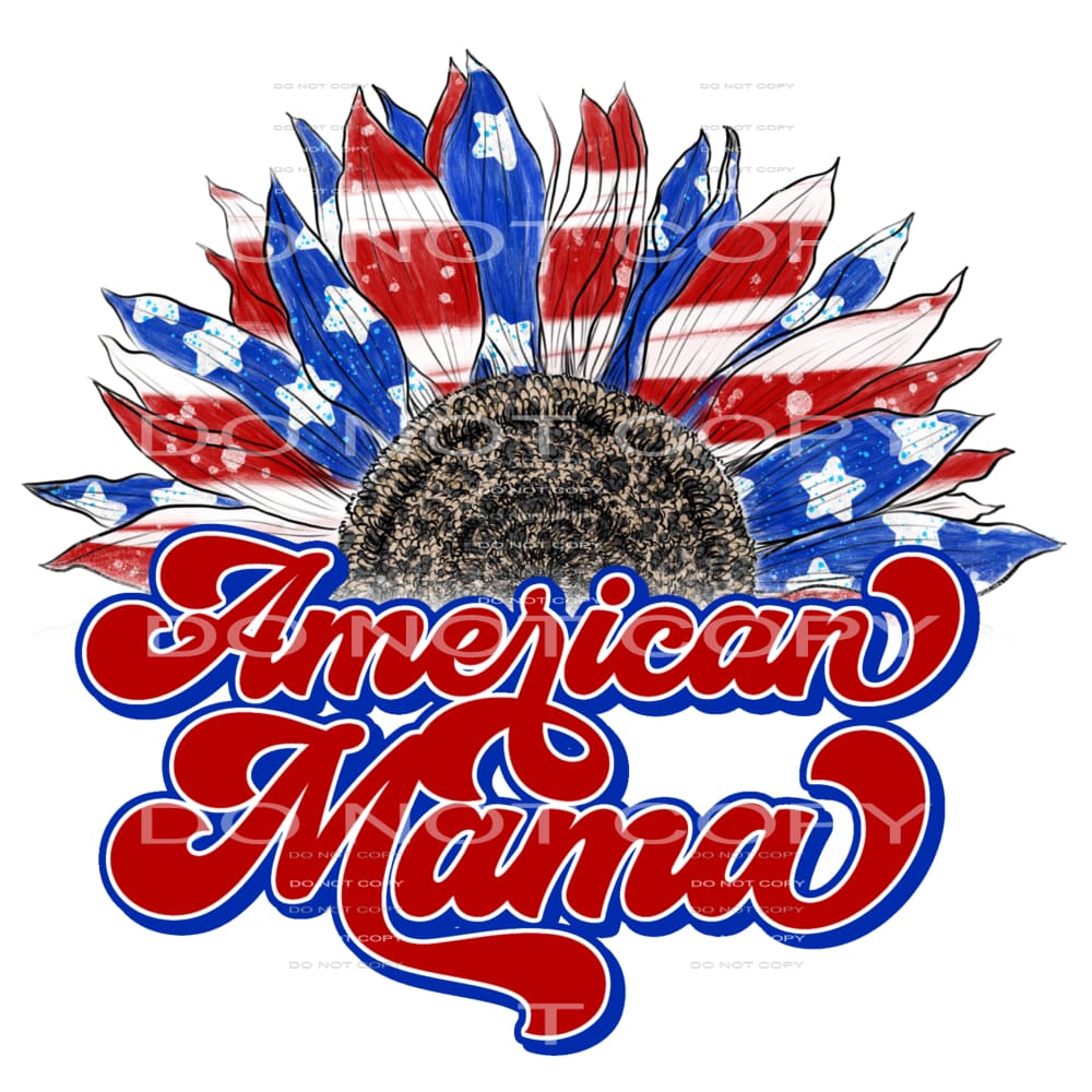 American mama #4964 Sublimation transfers - Heat Transfer