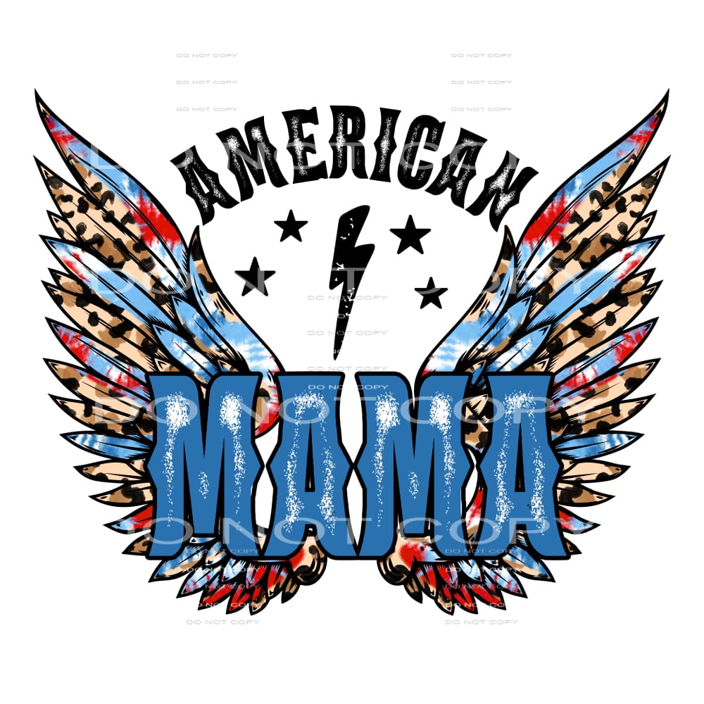 American Mama #5351 Sublimation transfers - Heat Transfer