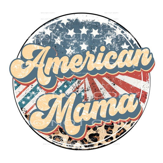 American Mama #5352 Sublimation transfers - Heat Transfer