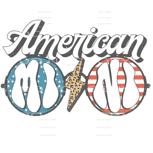 American mini #6761 Sublimation transfers - Heat Transfer