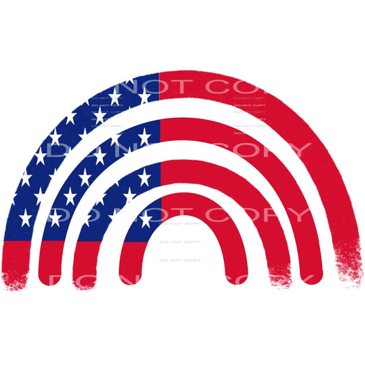 American rainbow #6631 Sublimation transfers - Heat Transfer