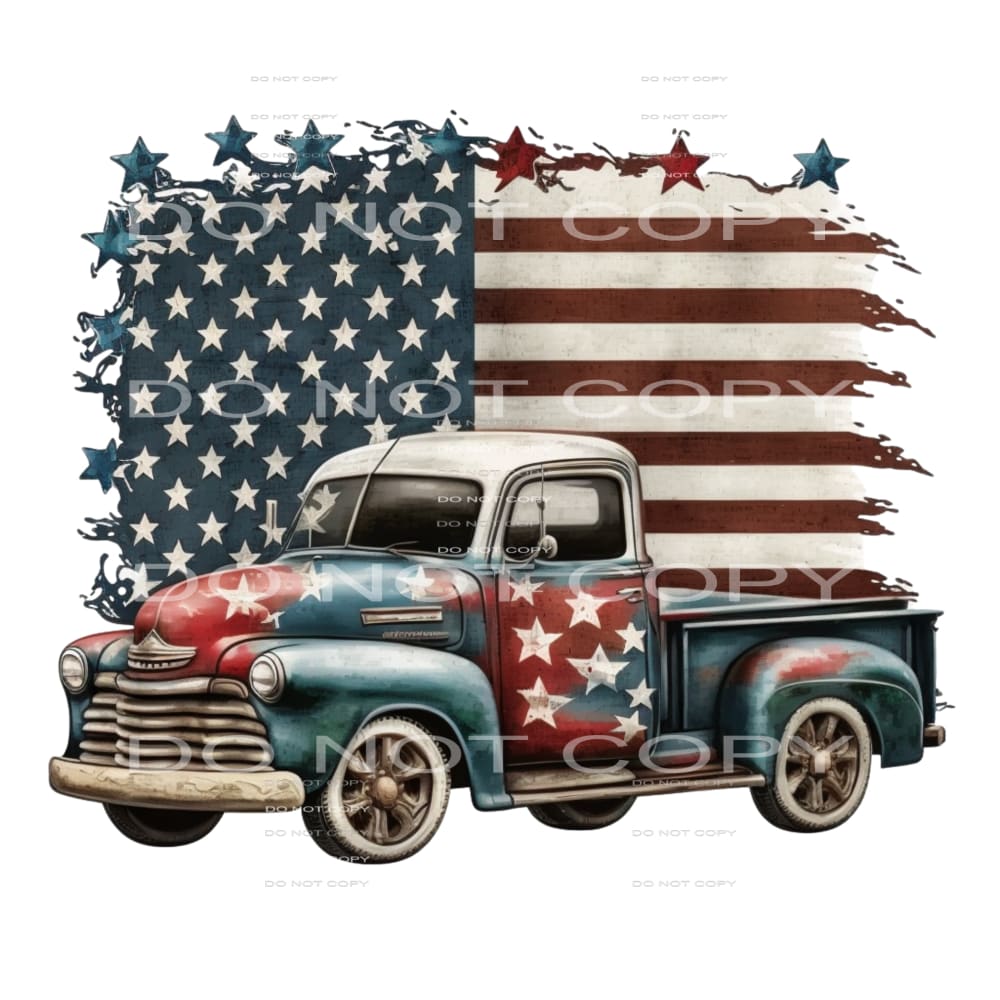 American Trucks #5728 Sublimation transfers - Heat Transfer
