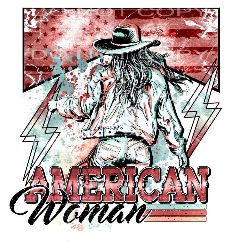 American women #275 Sublimation transfers - Heat Transfer