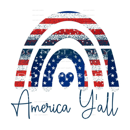 American Yall # 236 Sublimation transfers - Heat Transfer