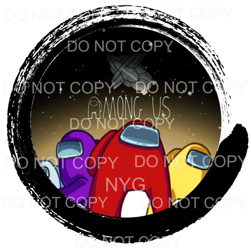 Among Us #6 Sublimation transfers - Heat Transfer