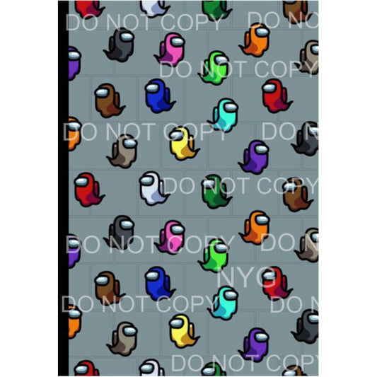 Among Us Sheet #2 Sublimation transfers - 13 x 9 inches - 