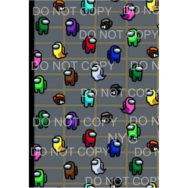 Among Us Sheet #3 Sublimation transfers - 13 x 9 inches - 