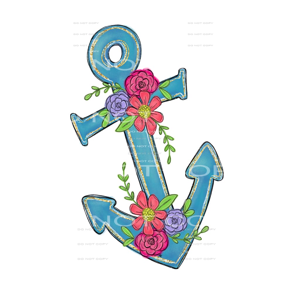 Anchor # 296 Sublimation transfers - Heat Transfer Graphic