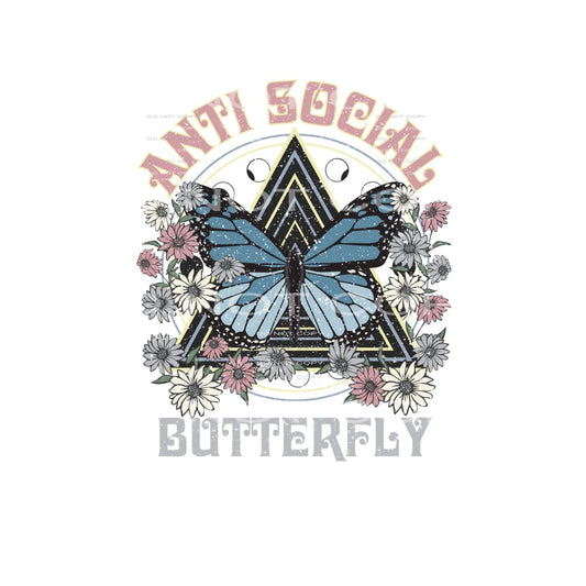 Anti-social Butterfly #4880 Sublimation transfers - Heat