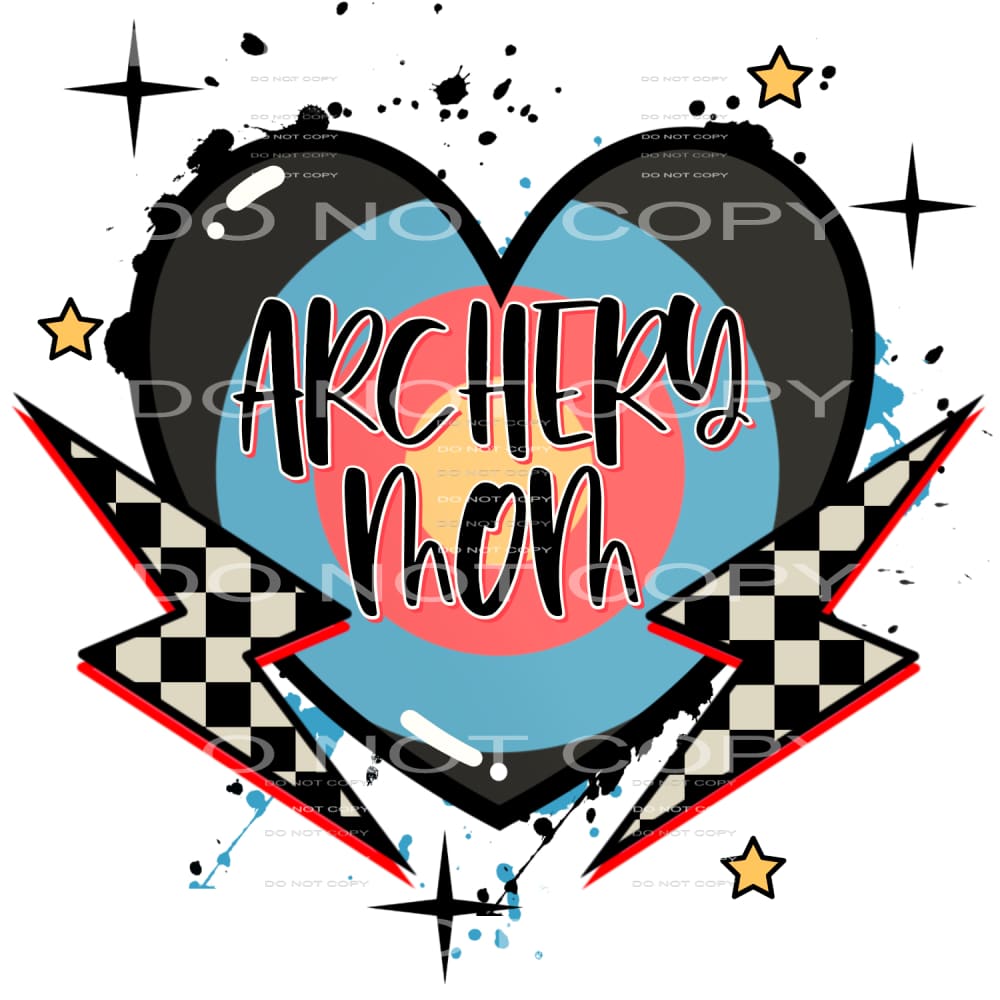 Archery #4262 Sublimation transfers - Heat Transfer Graphic