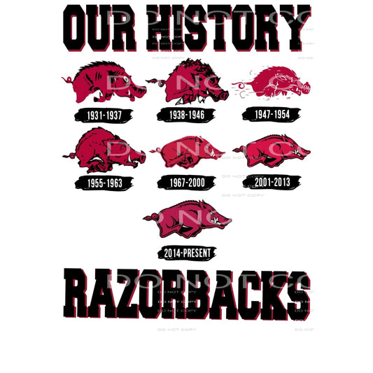 Arkansas # 1067 Sublimation transfers - Heat Transfer