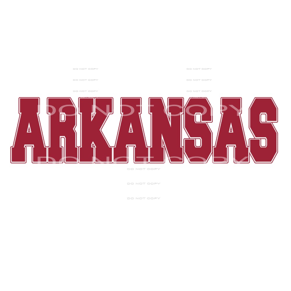 Arkansas # 33122 Sublimation transfers - Heat Transfer