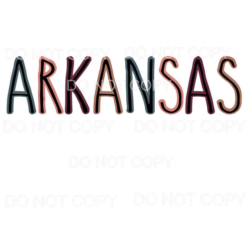 Arkansas # 4022 Sublimation transfers - Heat Transfer