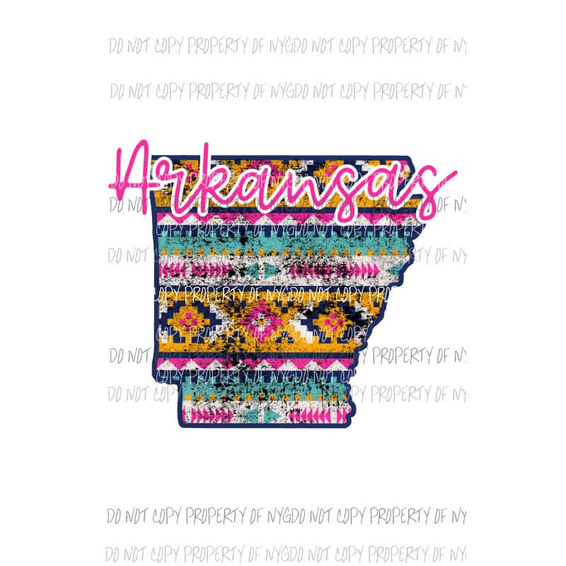 Arkansas Aztec Sublimation transfers Heat Transfer