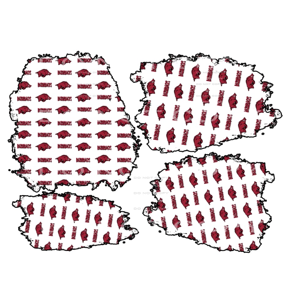 arkansas patches # 33128 Sublimation transfers - Heat 