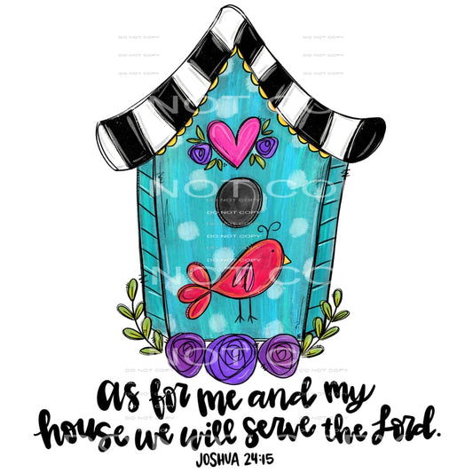 as for me and my house we will serve the lord #4808 