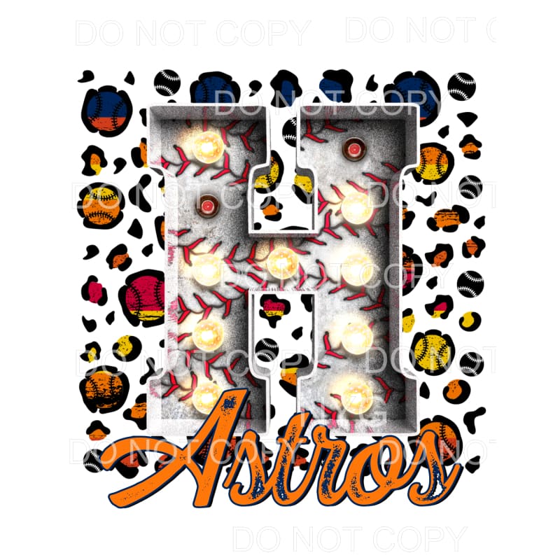 Astros # 3070 Sublimation transfers - Heat Transfer