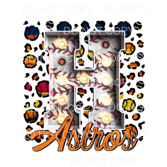 Astros # 3070 Sublimation transfers - Heat Transfer