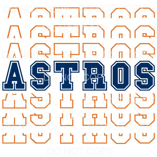 ASTROS STACKED # 3031 Sublimation transfers - Heat Transfer
