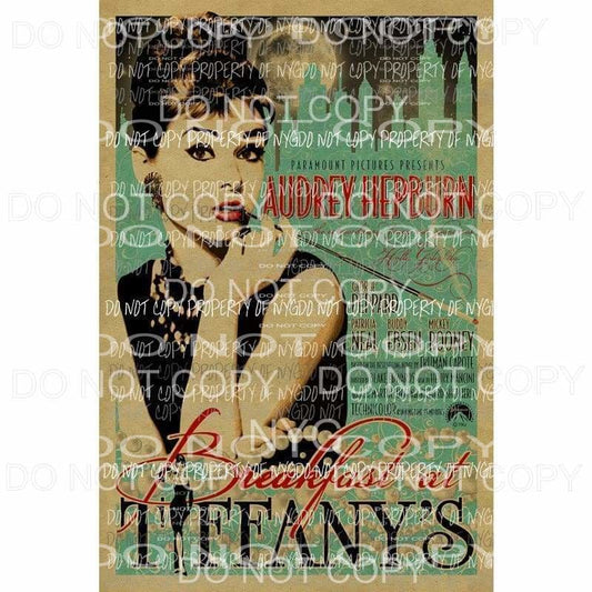 Audrey Tiffanys sublimation transfer Heat Transfer