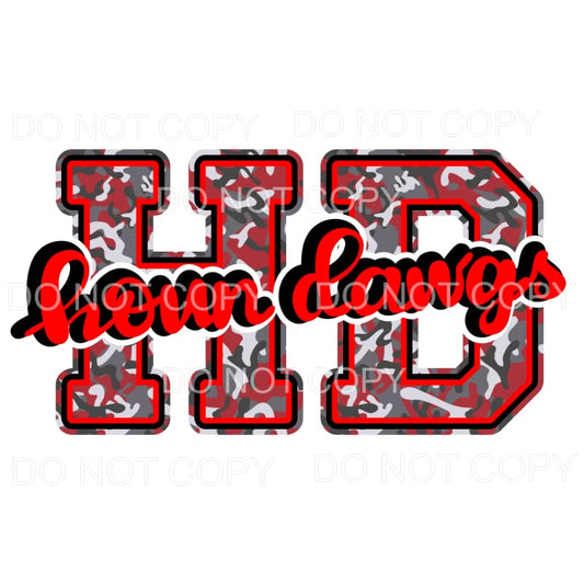Aurora Houn Dawgs #8 Sublimation transfers - Heat Transfer