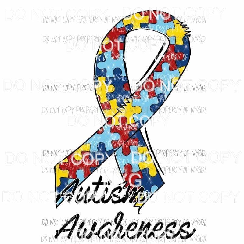 Autism Awareness # 2 Sublimation transfers Heat Transfer