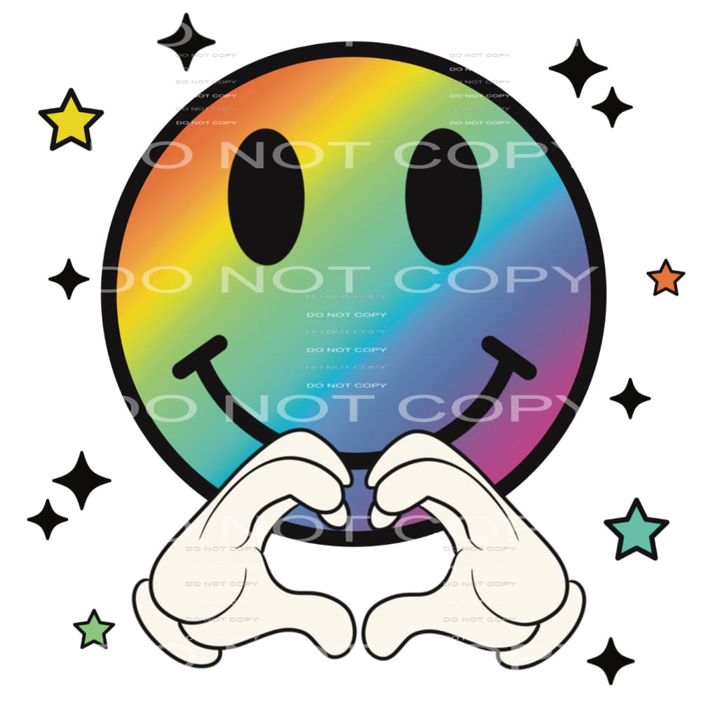 Autism Smiley Retro #4275 Sublimation transfers - Heat